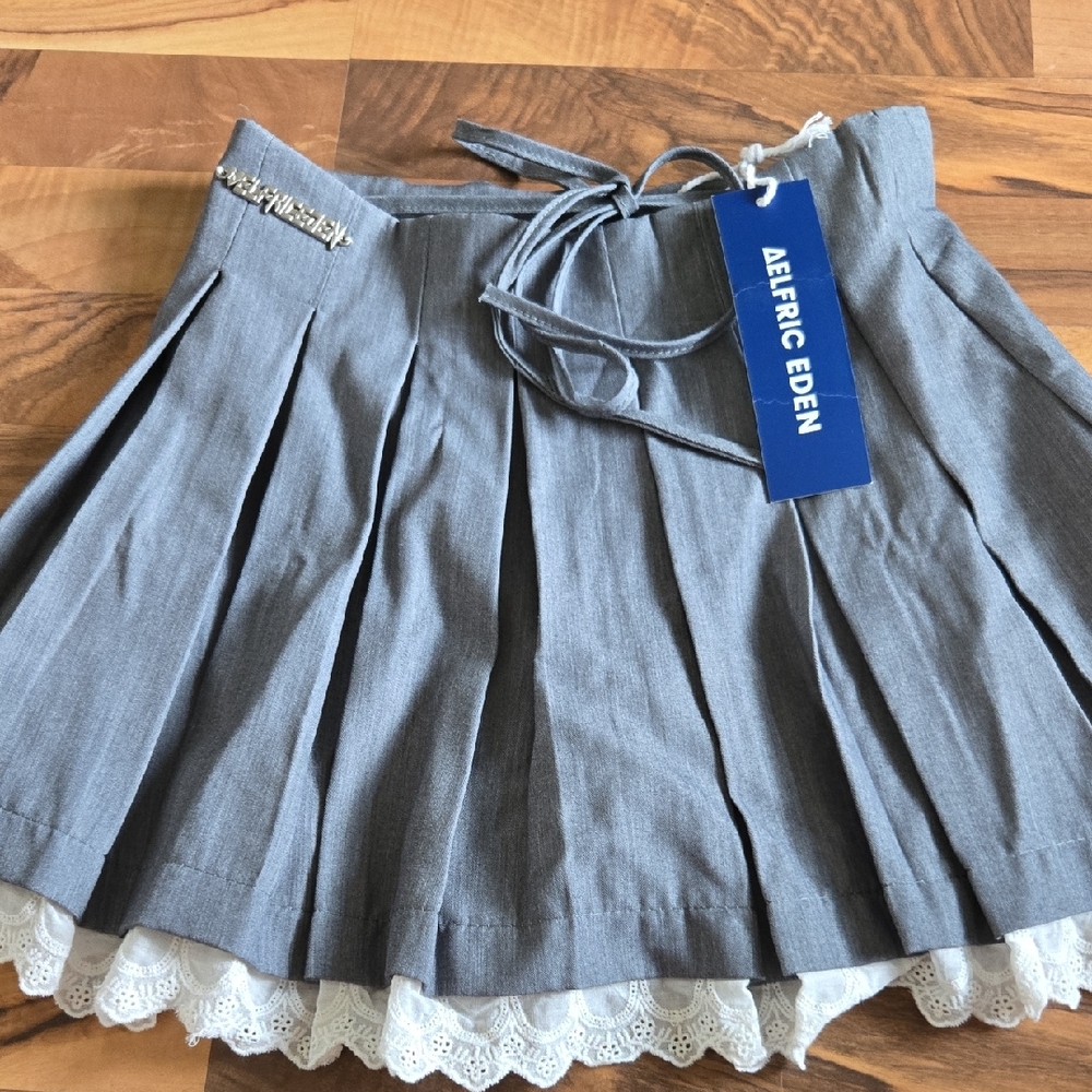 Aelfric Eden Blue and White Skater Skirt SIZE 26